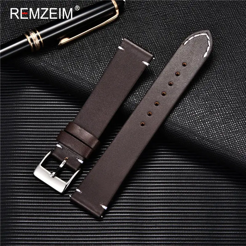 Leather Strap Quick Release - Leather Watchband Strap 18mm 20mm 22mm