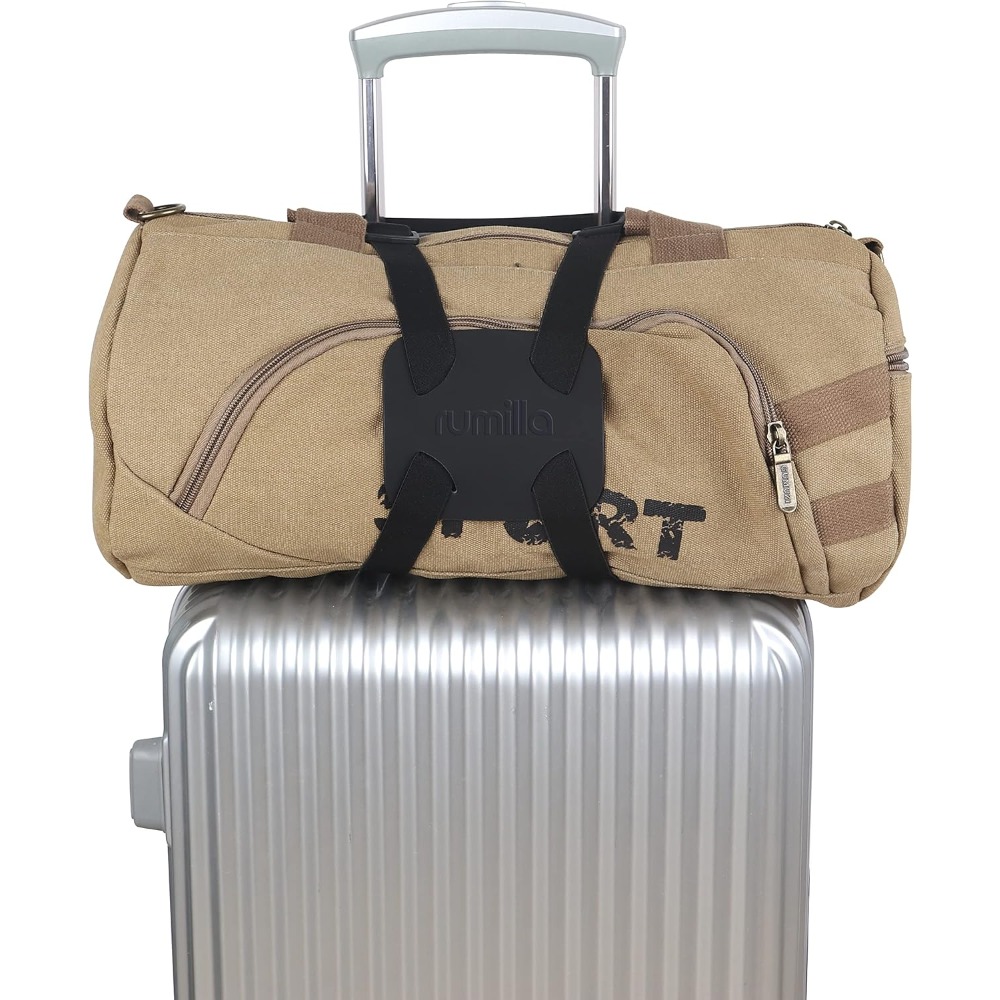 Black Adjustable Luggage Bunge - Leather Strap Quick Release 评论和价格
