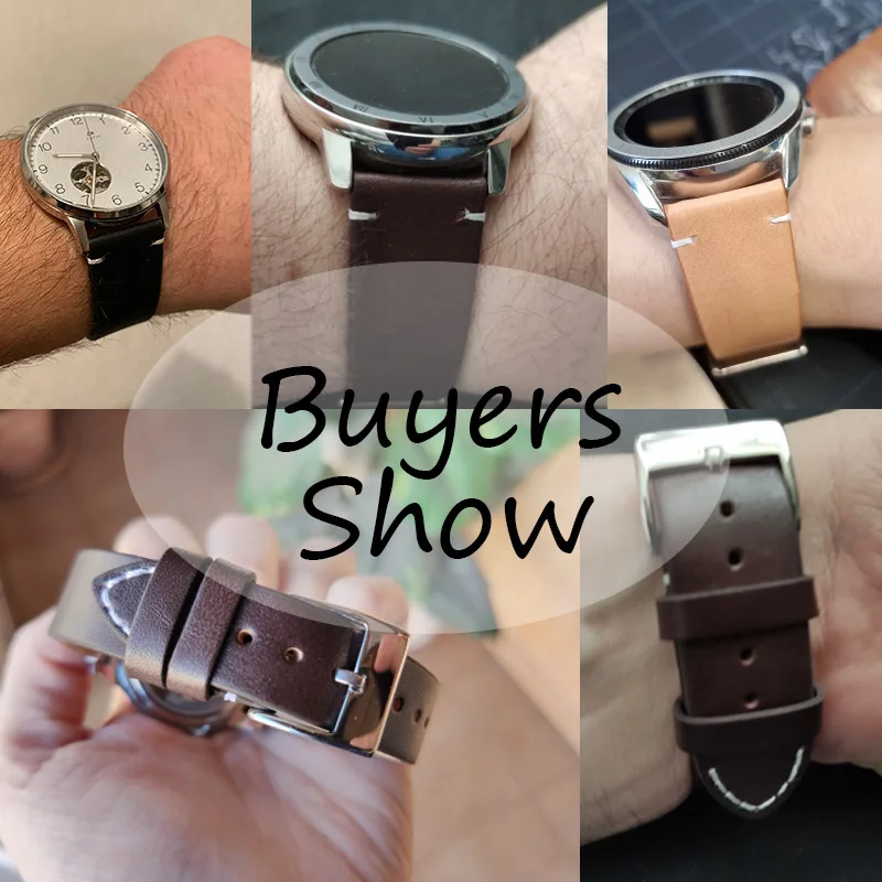 Leather Watchband Strap 18mm 2 - Leather Strap Quick Release 评论和价格