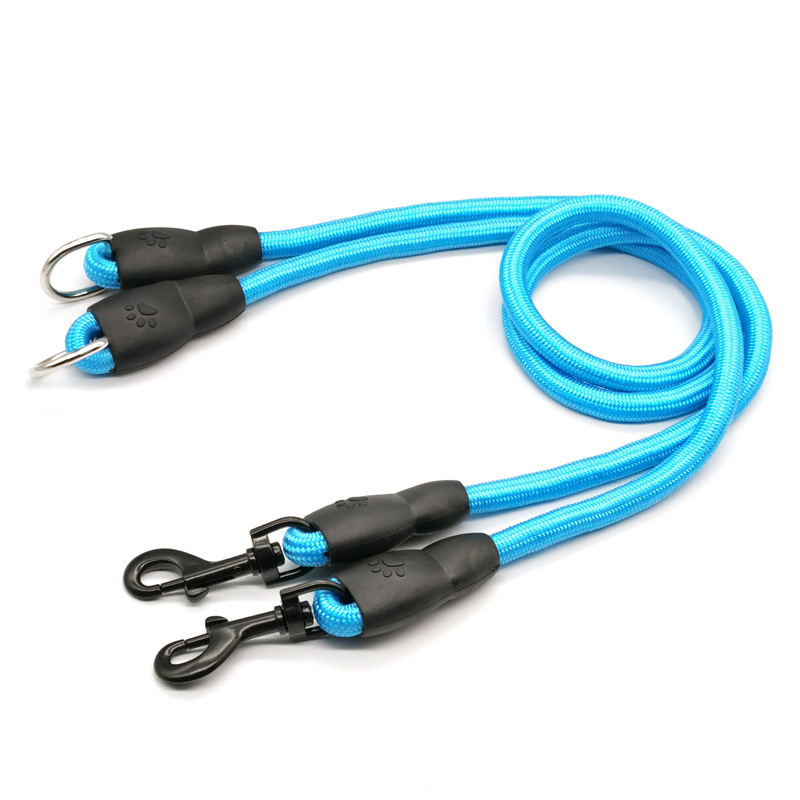Dog Leash Double Leashes for D - Leather Strap Quick Release 评论和价格