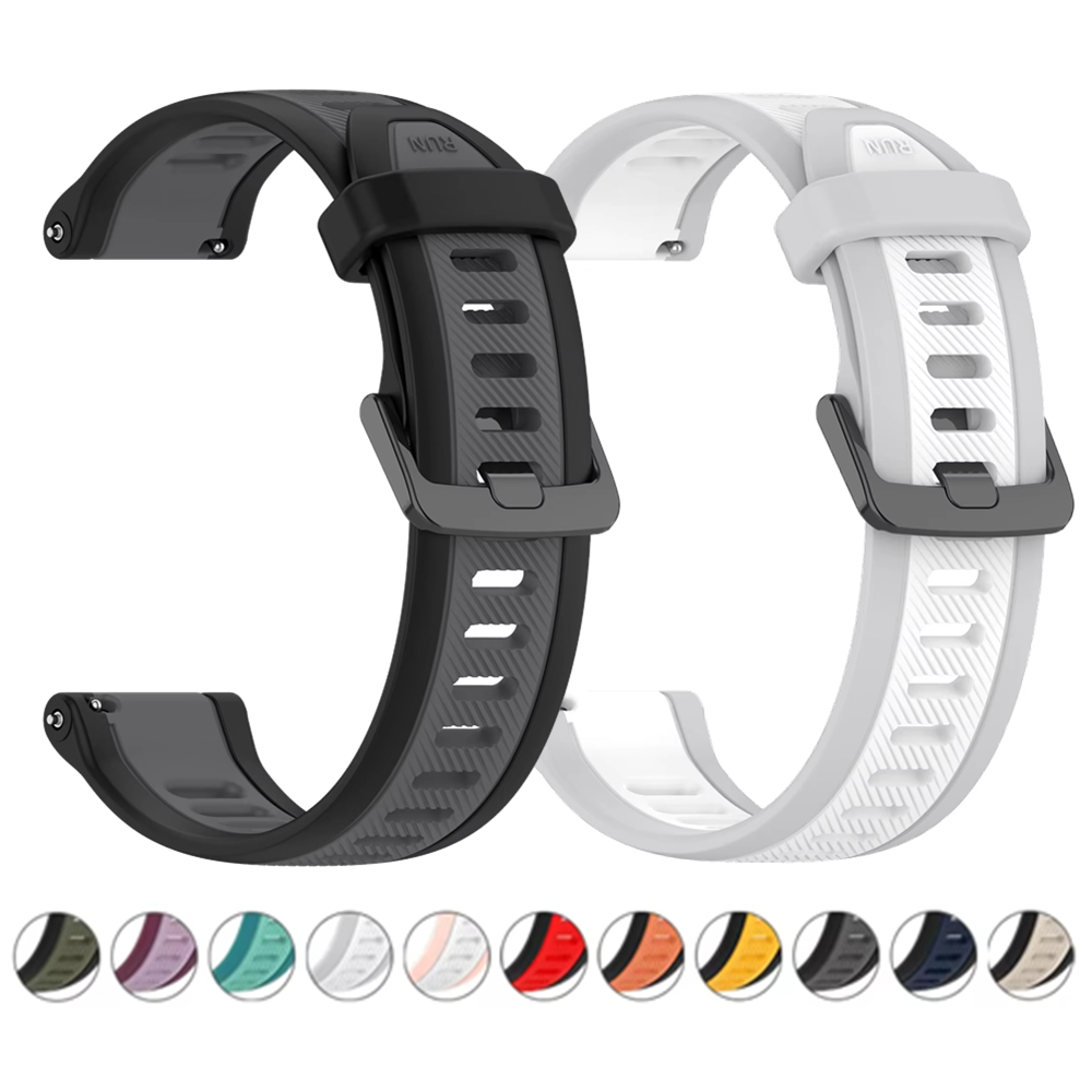 22mm 20mm 18mm Texture Silicon - Silicone Watch Band 22Mm 评论和价格