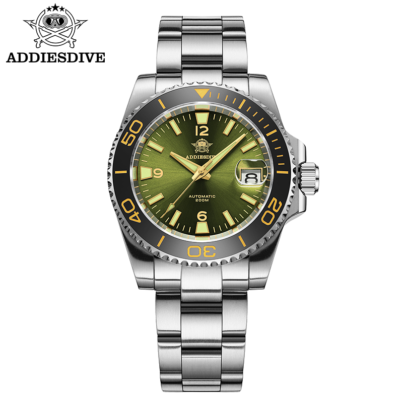ADDIESDIVE New Diving Gift Wat - Stainless Bracelet Diver 评论和价格