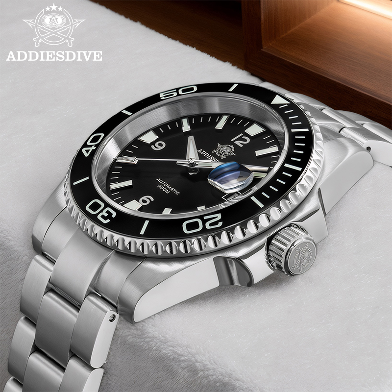 ADDIESDIVE New Diving Gift Wat - Stainless Bracelet Diver 评论和价格