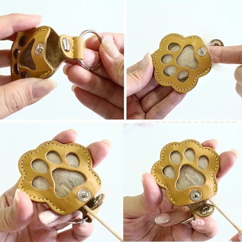 Dog Hair Collector Keychain Le - Leather Strap Quick Release 评论和价格