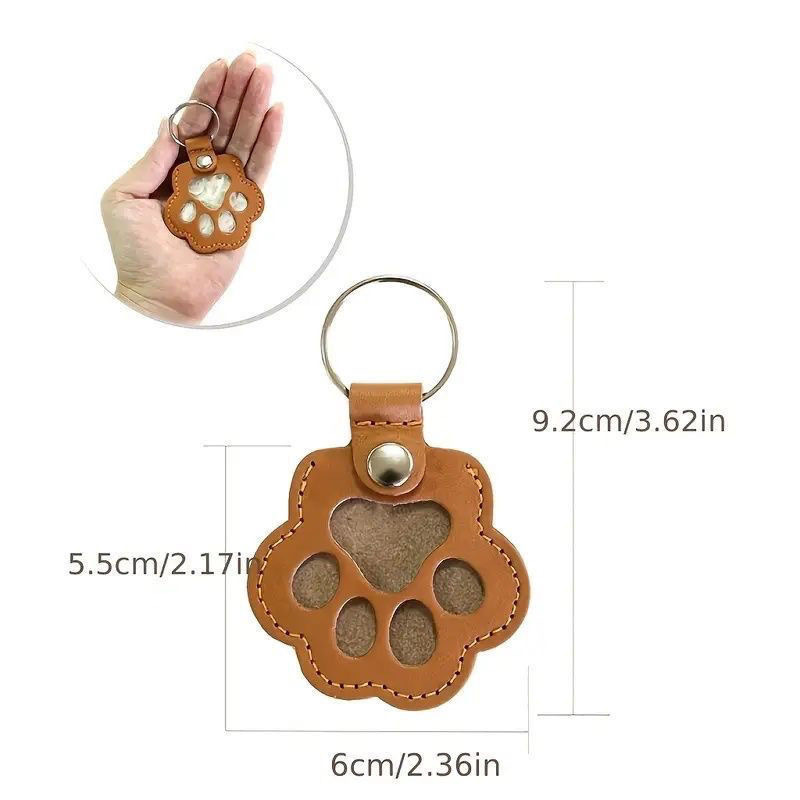Dog Hair Collector Keychain Le - Leather Strap Quick Release 评论和价格