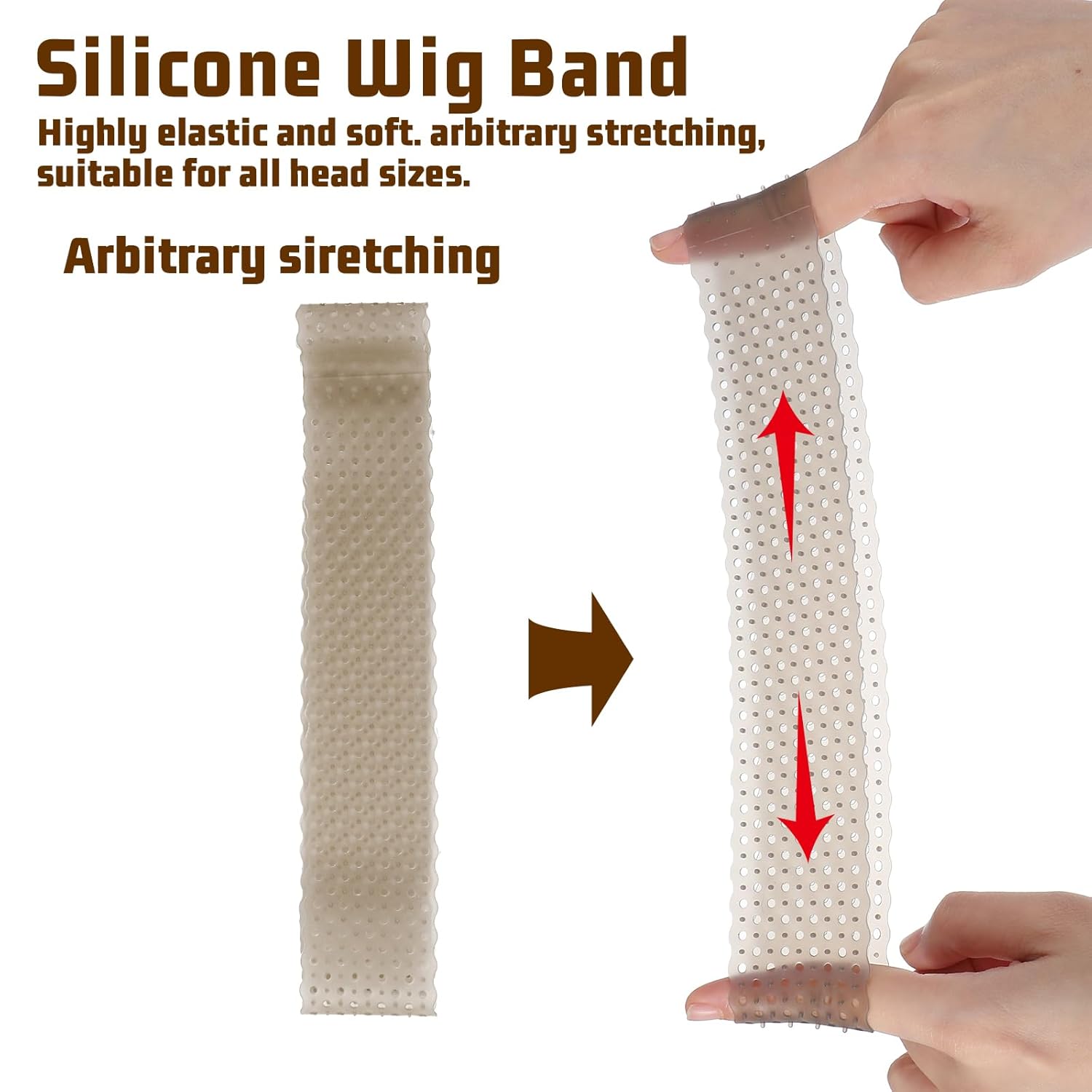 new breathable Wig Grip Band N - Silicone Band Women 评论和价格