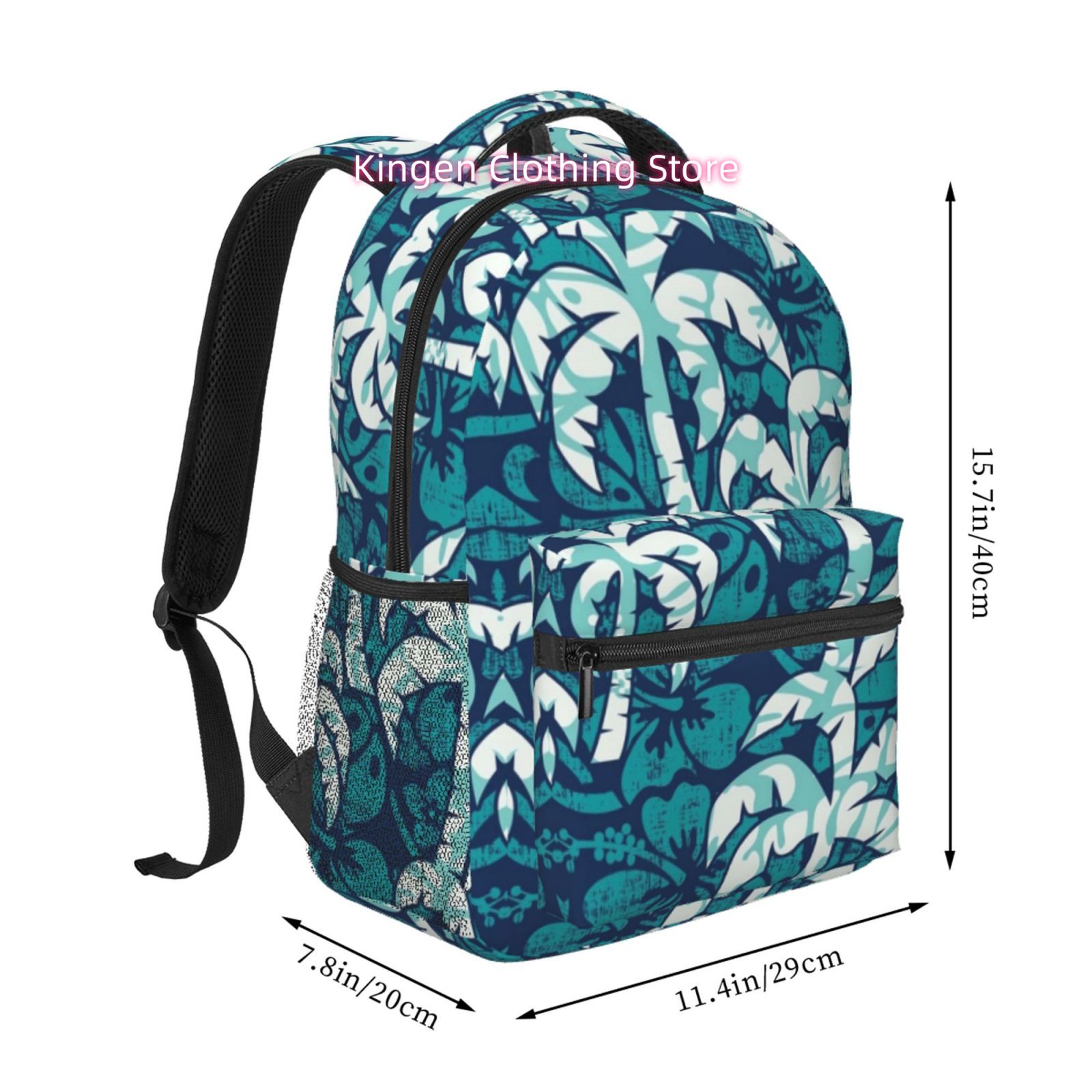 Teal Vintage Palm Tropical Pri - Tropic Strap Vintage 评论和价格