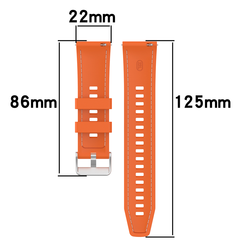 22mm Stitching silicone univer - Silicone Watch Band 22Mm 评论和价格