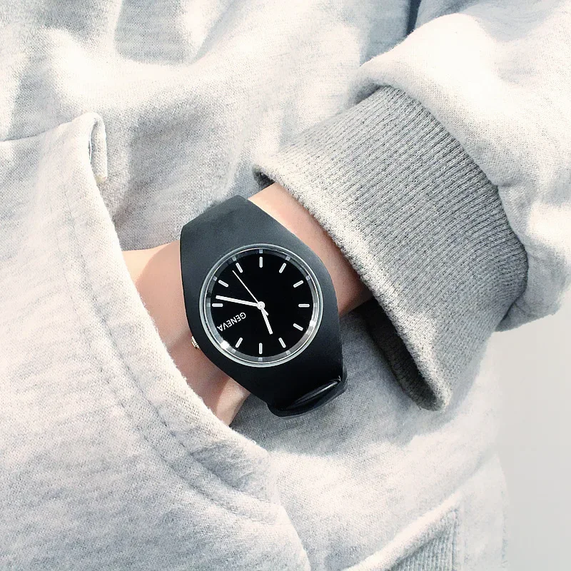 Men watch Women Cream Color Ul - Silicone Band Women 评论和价格