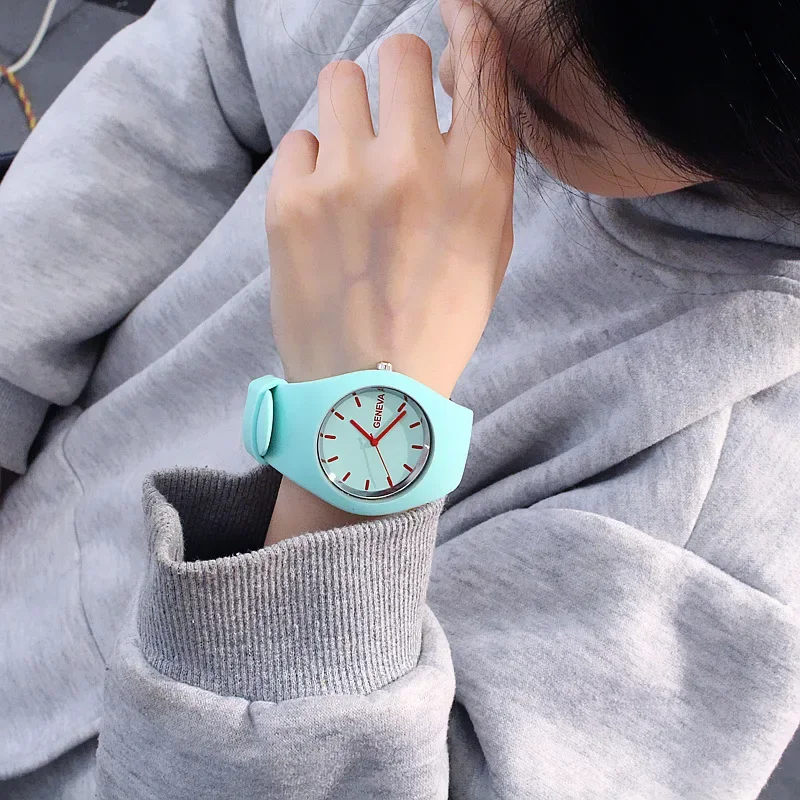 Men watch Women Cream Color Ul - Silicone Band Women 评论和价格