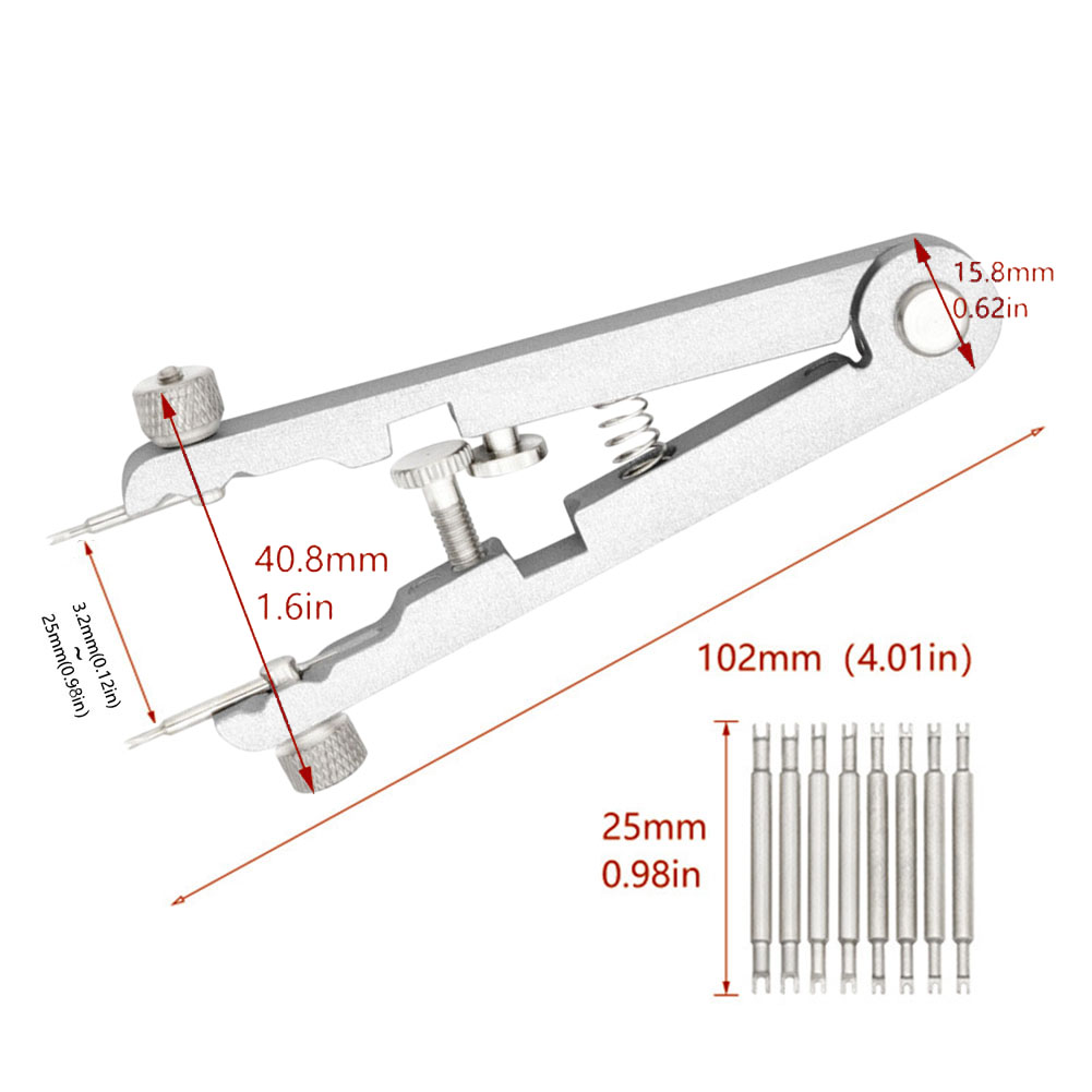1Pc Watch Spring Bar Plier Too - Spring Bar Tool Set 评论和价格