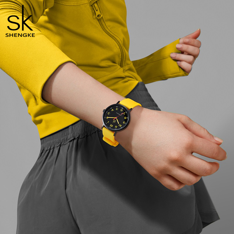 SHENGKE Women Fashion Silicone - Silicone Band Women 评论和价格