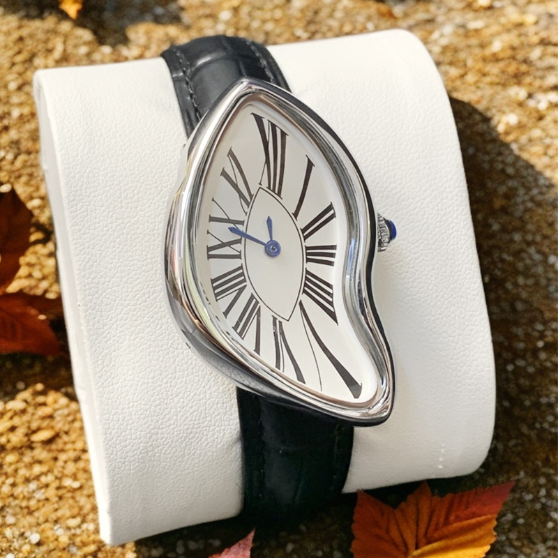 Medieval alien watches melt an - Leather Watch Band Men 评论和价格