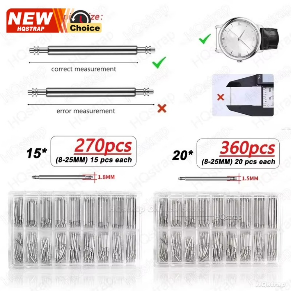 1/2set Strainless Steel Spring - Spring Bar Tool Set 评论和价格