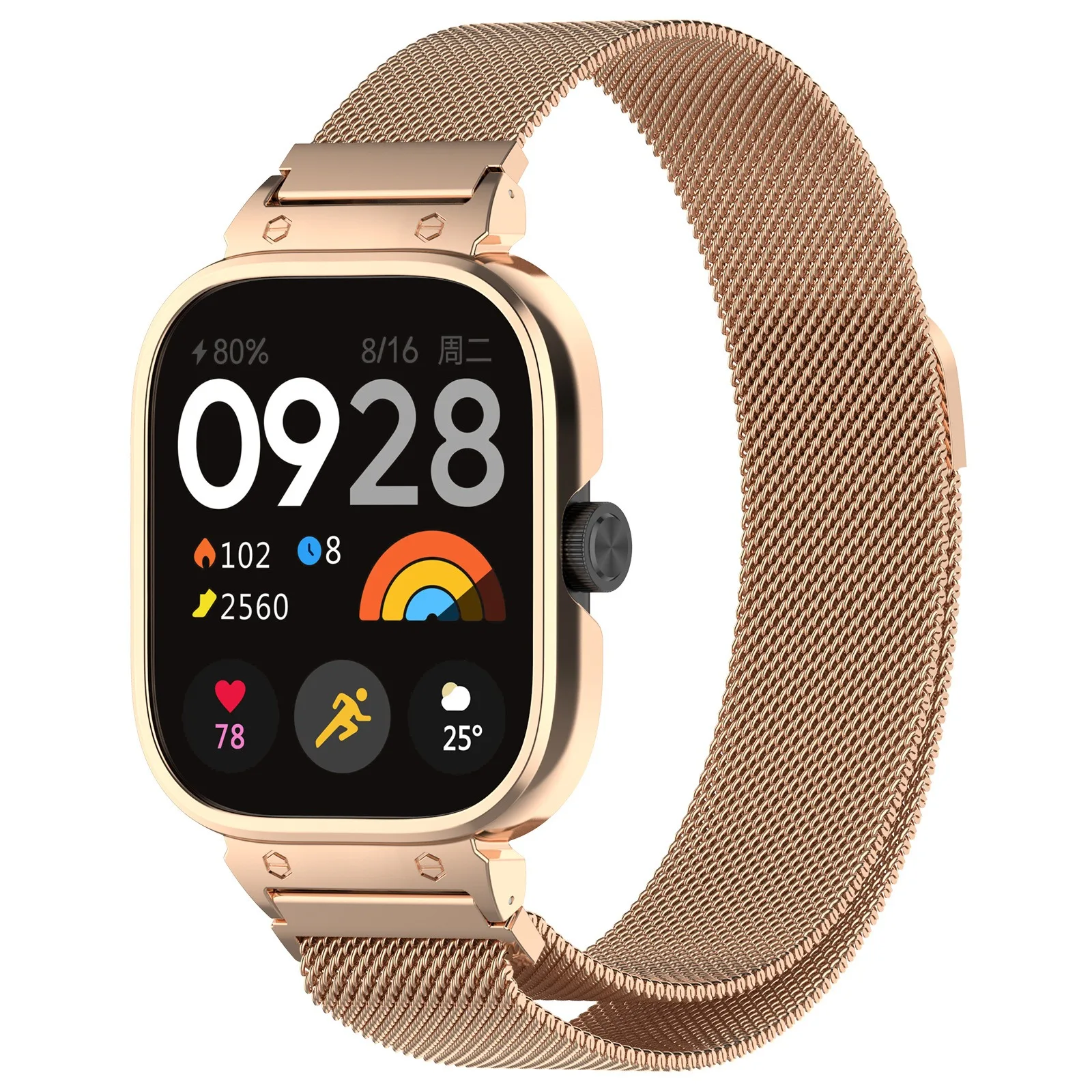 Metal Case+Milanese Loop Strap - Milanese Loop Magnetic 评论和价格