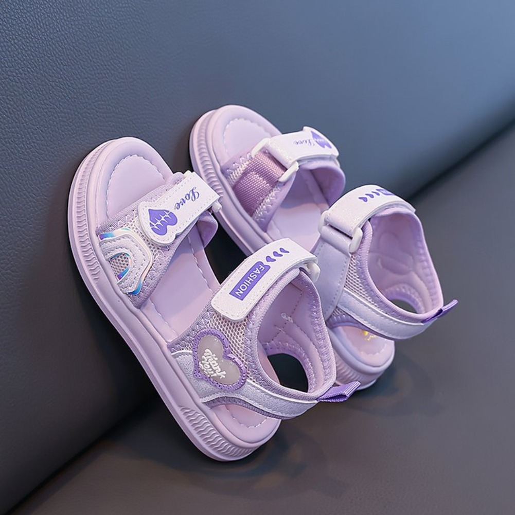Girls' Heart-Shaped Princess S - Sport Loop Velcro 评论和价格