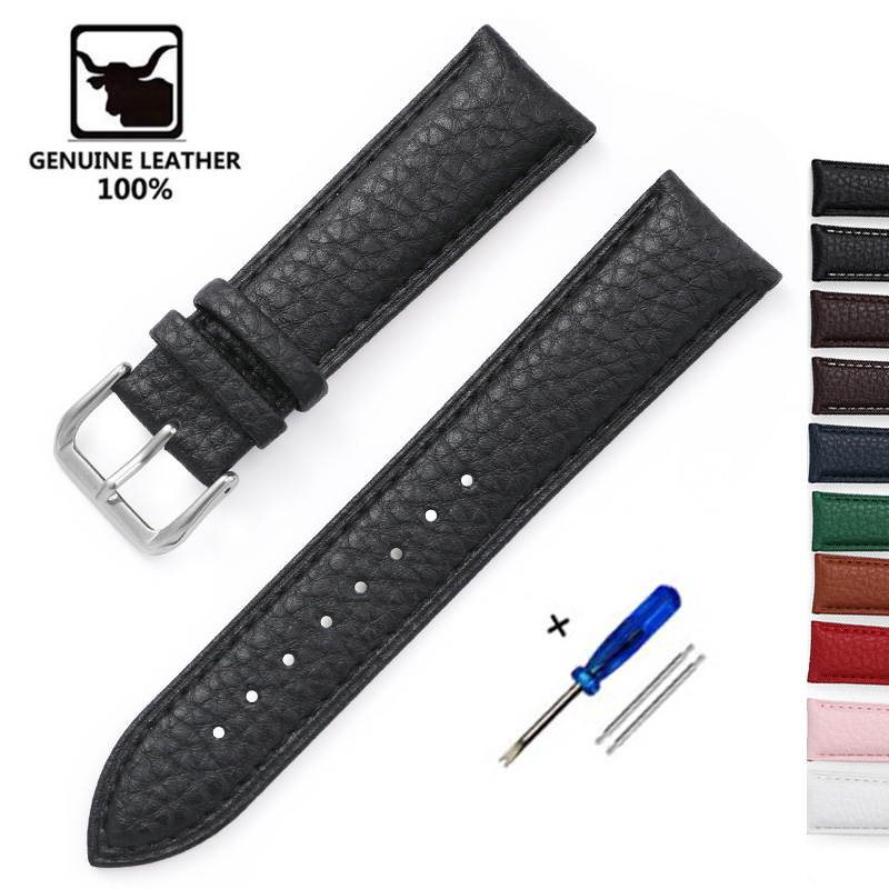 Litchi Pattern Soft Leather Wa - Suede Strap Watch 评论和价格
