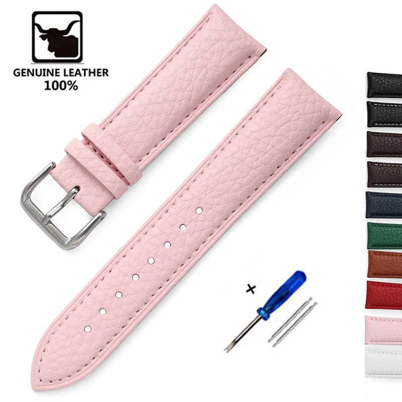 Litchi Pattern Soft Leather Wa - Suede Strap Watch 评论和价格