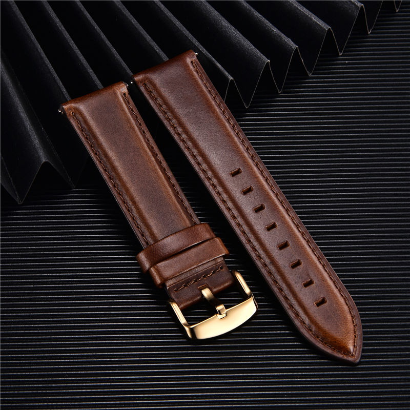 High Quality Genuine Leather W - Leather Strap Quick Release 评论和价格