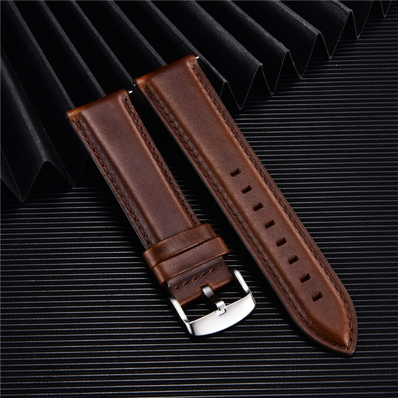 High Quality Genuine Leather W - Leather Strap Quick Release 评论和价格