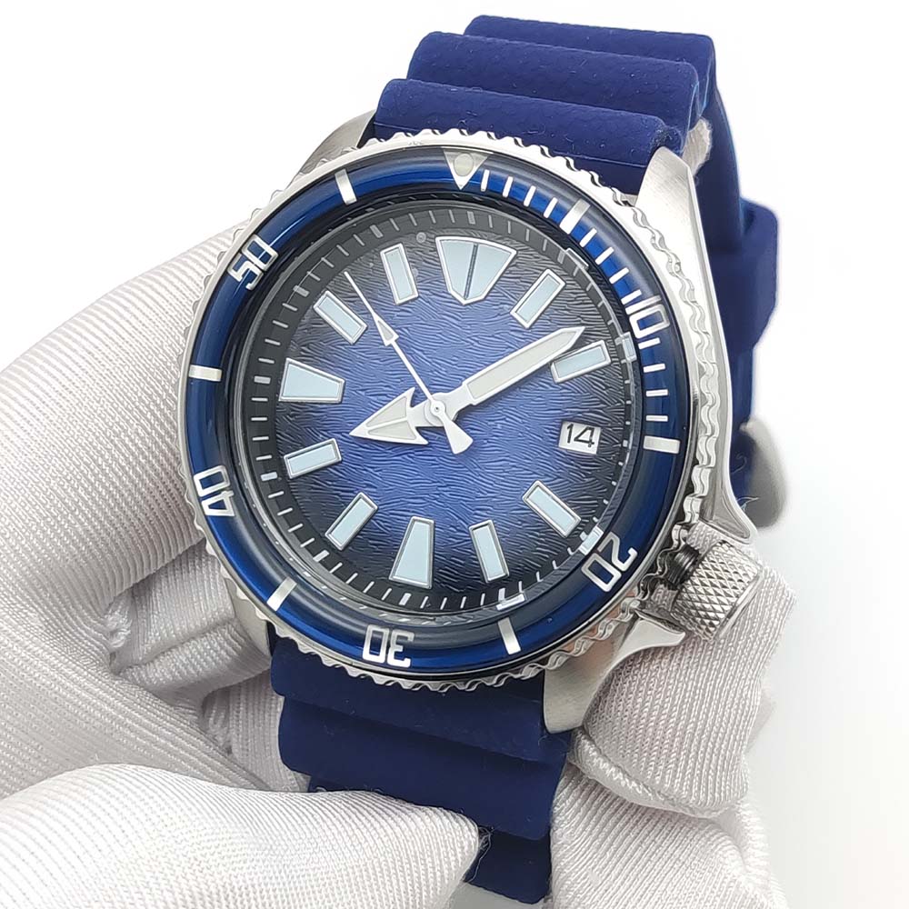 Business 41MM NH36 Automatic M - Rubber Strap Diver 评论和价格