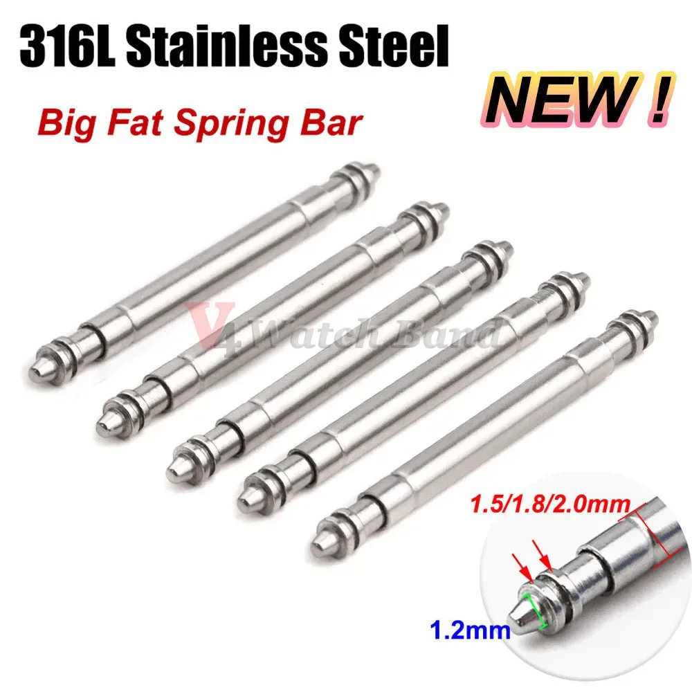 316L Stainless Steel Big Fat W - Spring Bar Tool Set 评论和价格