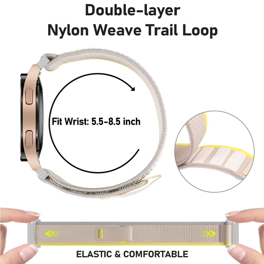 For Xiaomi Redmi Watch 4 Nylon - Sport Loop Velcro 评论和价格