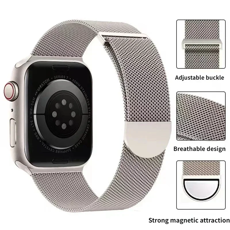 Magnetic Loop Strap For Apple  - Milanese Loop Magnetic 评论和价格