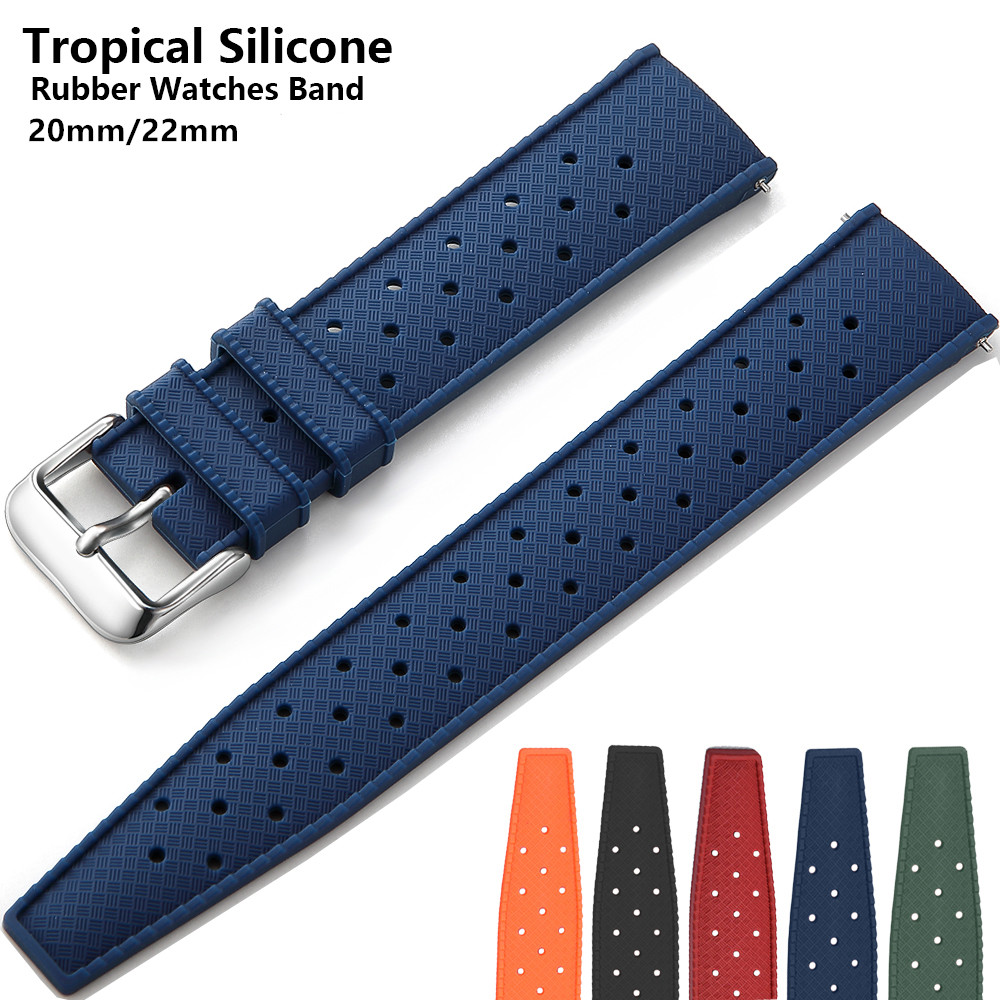 20mm 22mm Tropic Rubber Band f - Rubber Strap Diver 评论和价格
