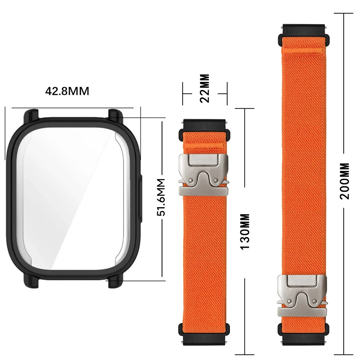 Nylon Straps+ TPU case for Red - Parachute Strap Elastic 评论和价格