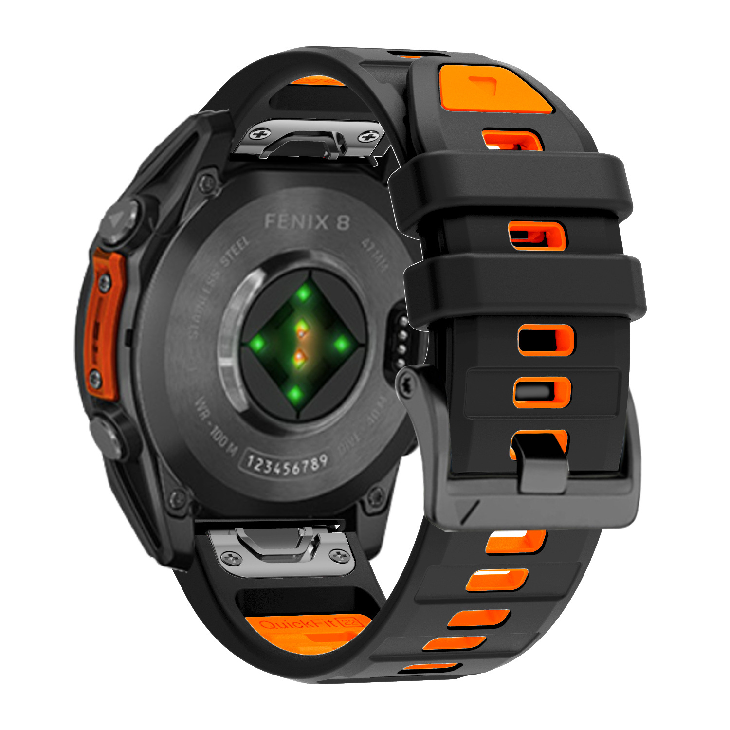 QuickFit 26mm 22mm Silicone Wa - Silicone Watch Band 22Mm 评论和价格