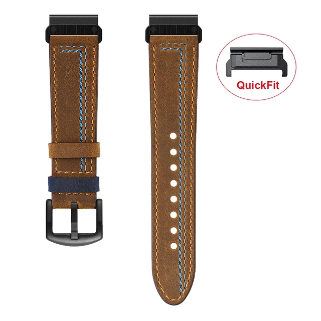 22mm 26mm Genuine Leather Stra - Leather Strap Quick Release 评论和价格