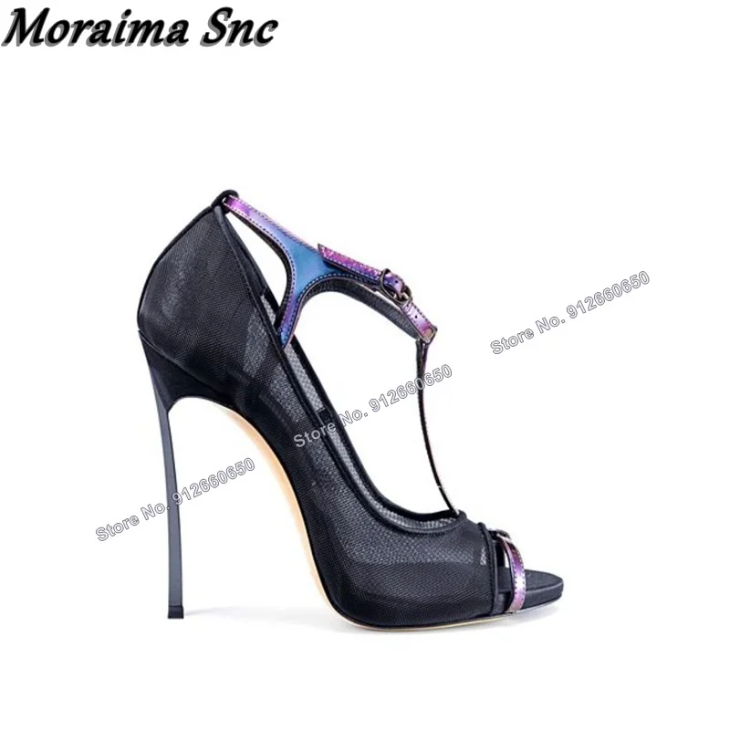 Moraima Snc Air Mesh T Strap M - Mesh Strap Metal 评论和价格