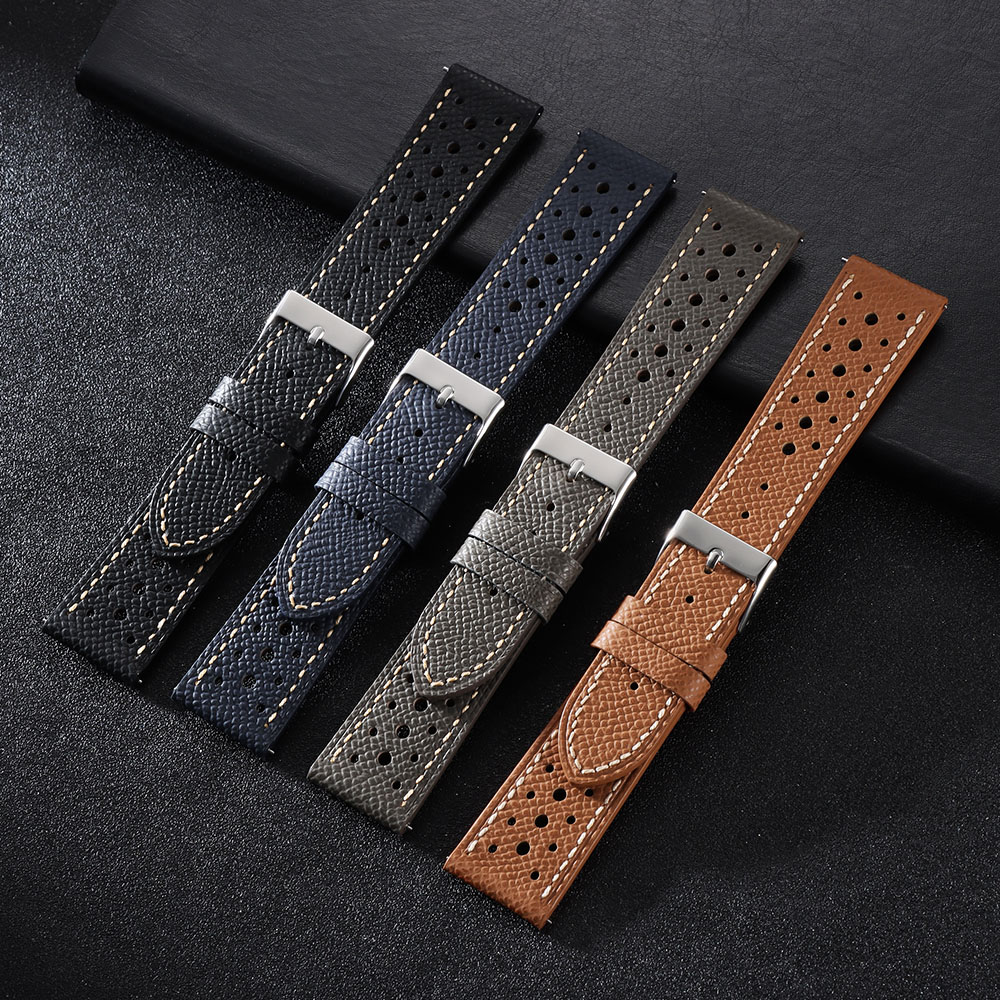 18mm 19mm 20mm 22mm Breathable - Leather Strap Quick Release 评论和价格