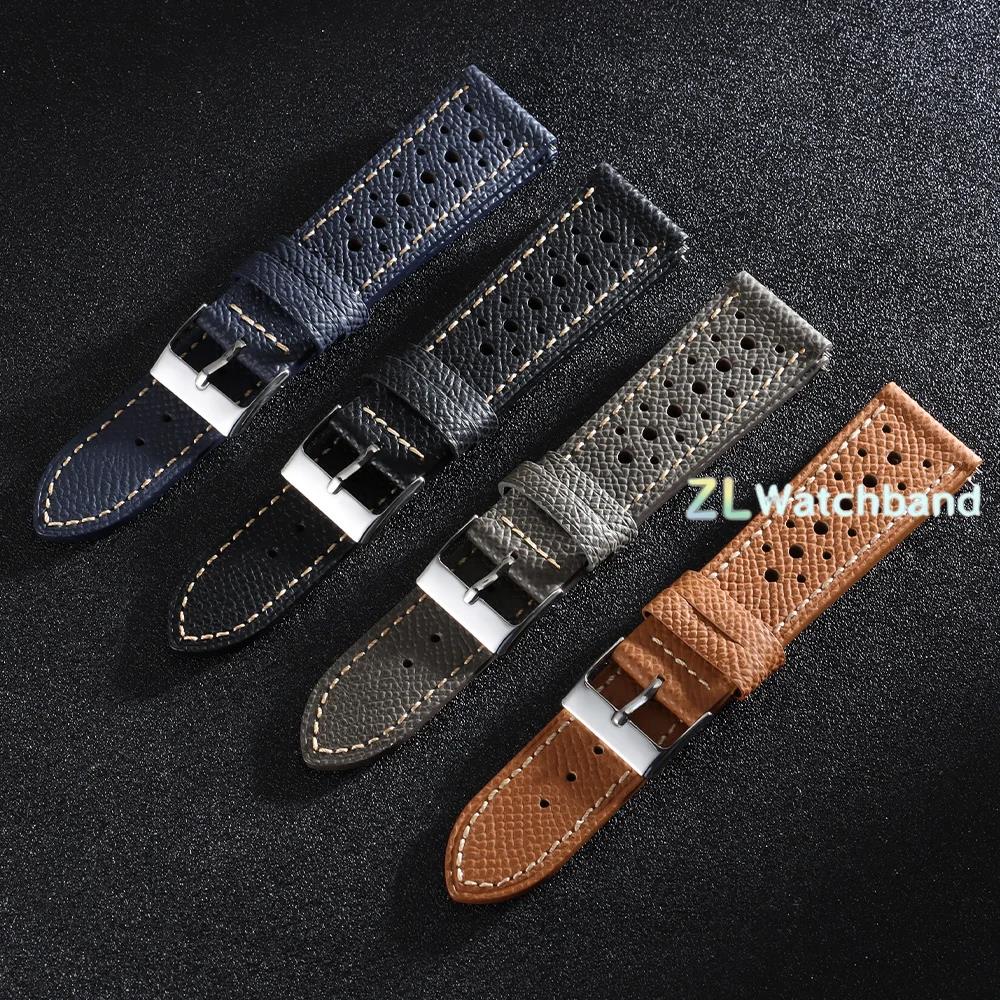 18mm 19mm 20mm 22mm Breathable - Leather Strap Quick Release 评论和价格