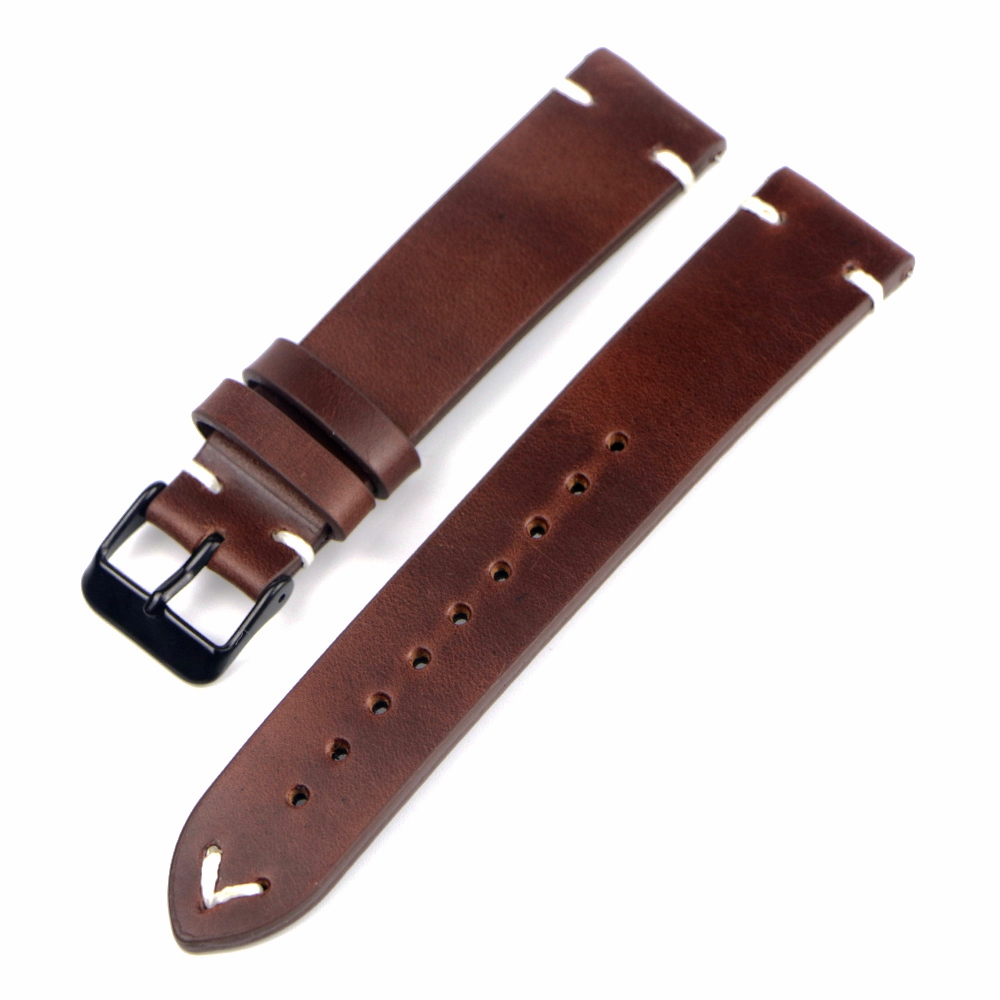 Vintage Genuine 18mm 19mm 20mm - Suede Strap Watch 评论和价格
