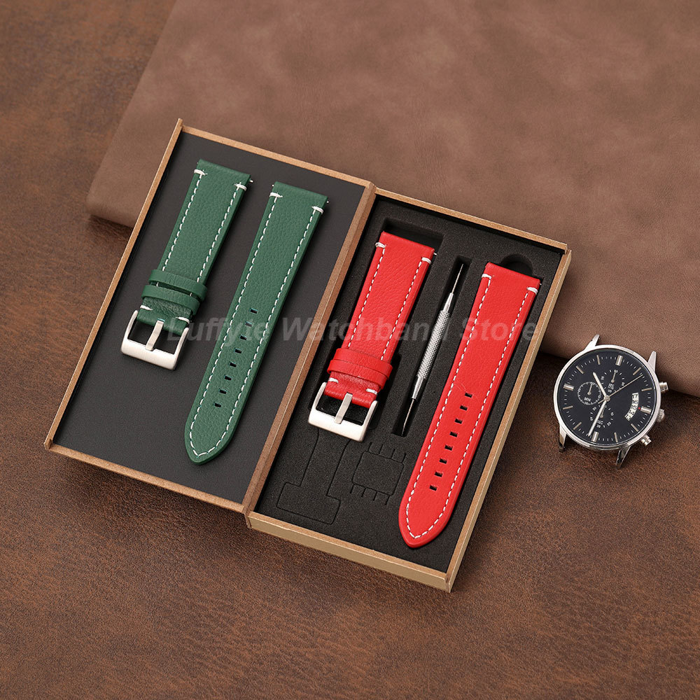 Double Sided Litchi Texture St - Leather Strap Quick Release 评论和价格