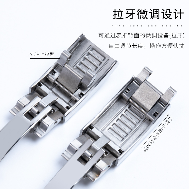Curved End Soft Fluororubber W - Rubber Strap Diver 评论和价格