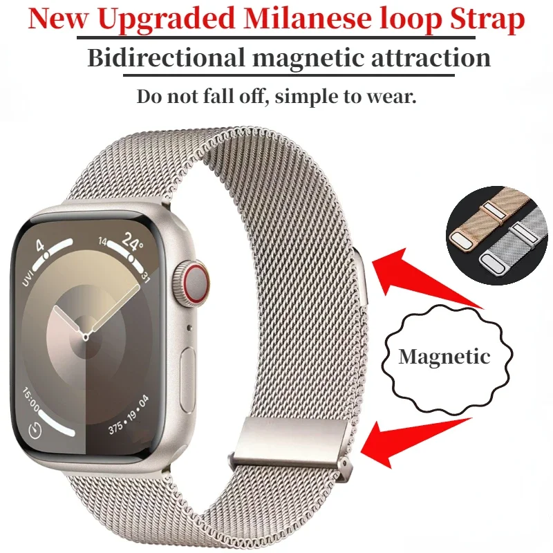 Upgrade Milanese Loop Strap Fo - Milanese Loop Magnetic 评论和价格