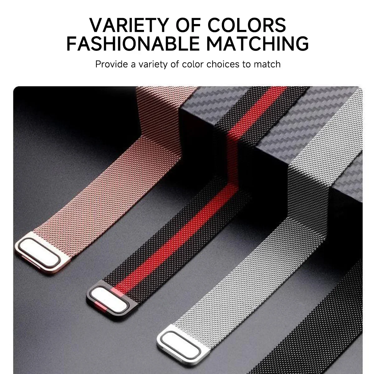 Metal Strap For Fitbit Versa 4 - Milanese Loop Magnetic 评论和价格