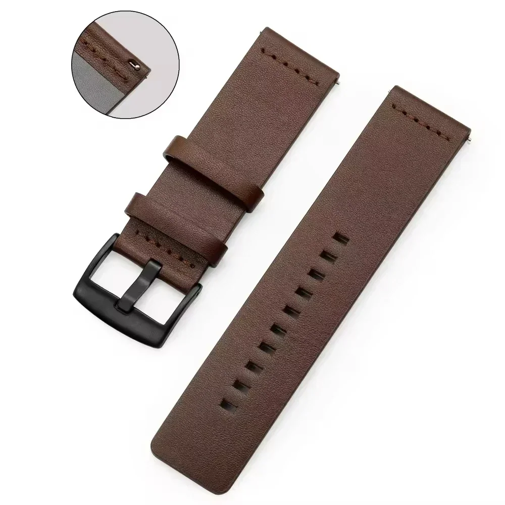 20mm 22mm Watch Band Quick Rel - Leather Strap Quick Release 评论和价格