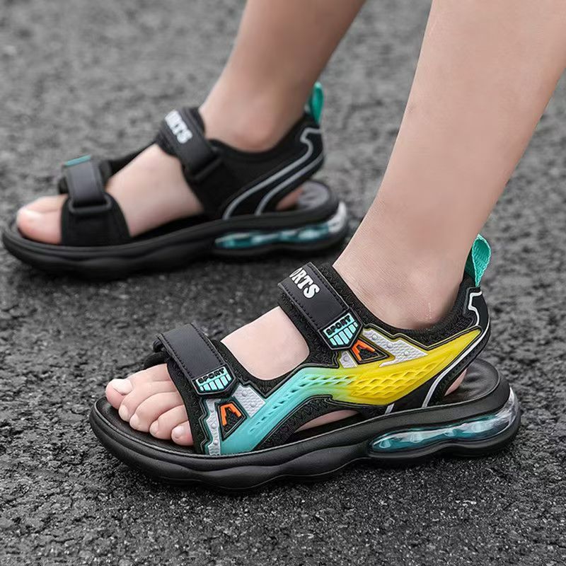 Children's Summer New Open Toe - Sport Loop Velcro 评论和价格