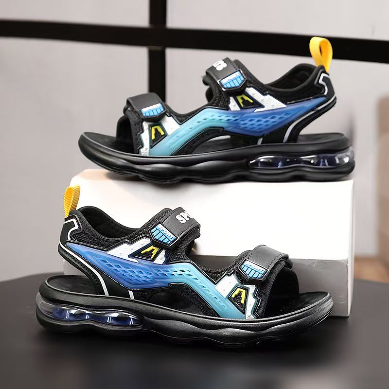 Children's Summer New Open Toe - Sport Loop Velcro 评论和价格
