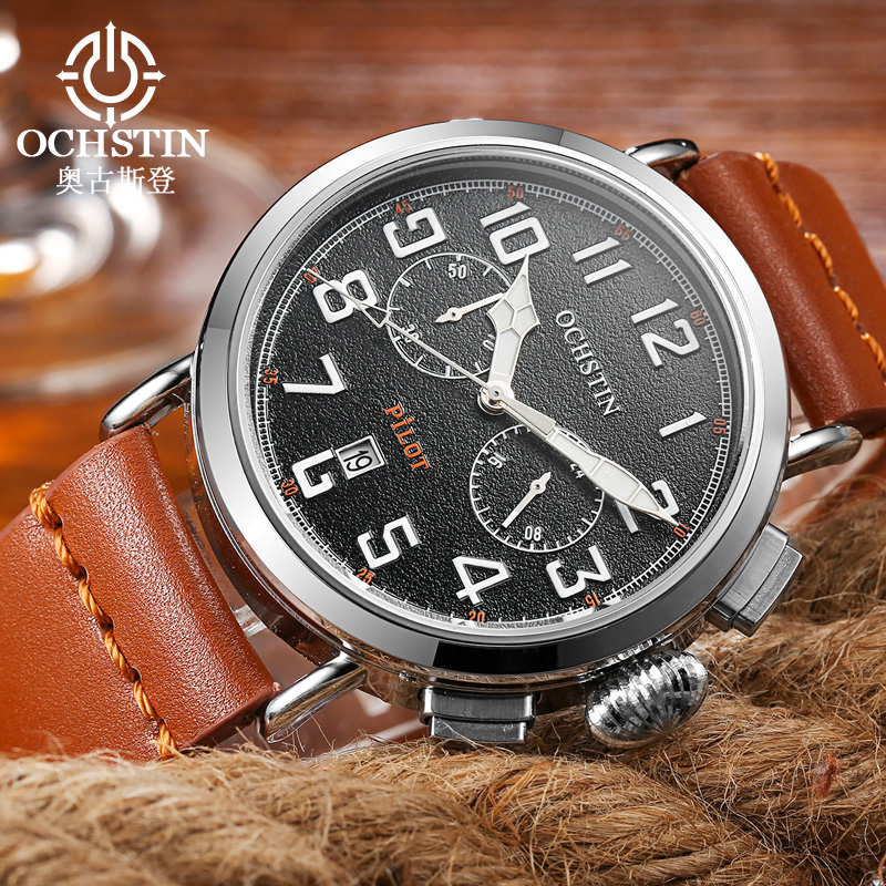OCHSTIN Genuine Leather Strap  - Leather Watch Band Men 评论和价格