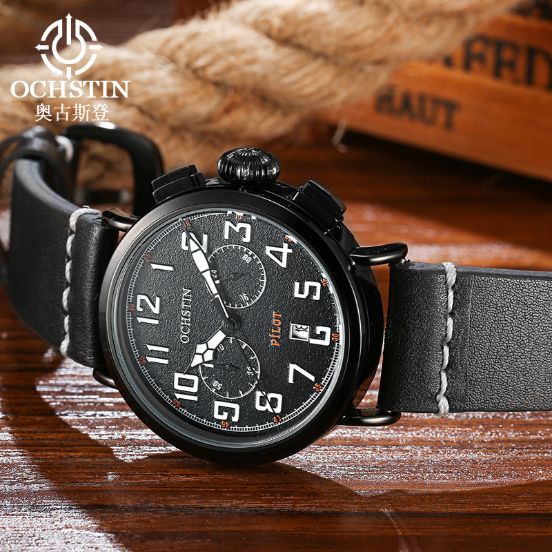 OCHSTIN Genuine Leather Strap  - Leather Watch Band Men 评论和价格