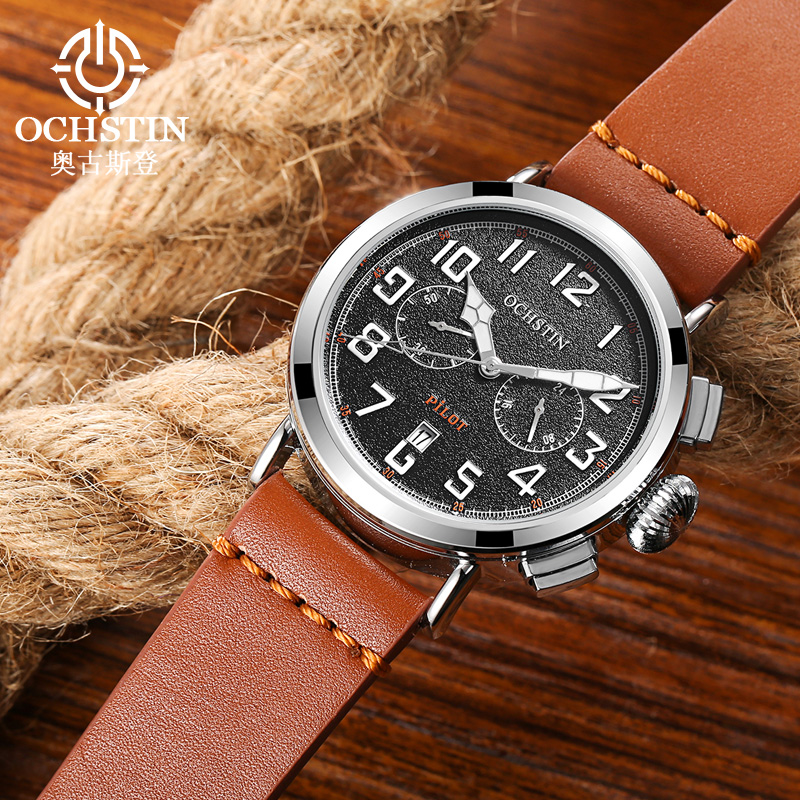 OCHSTIN Genuine Leather Strap  - Leather Watch Band Men 评论和价格
