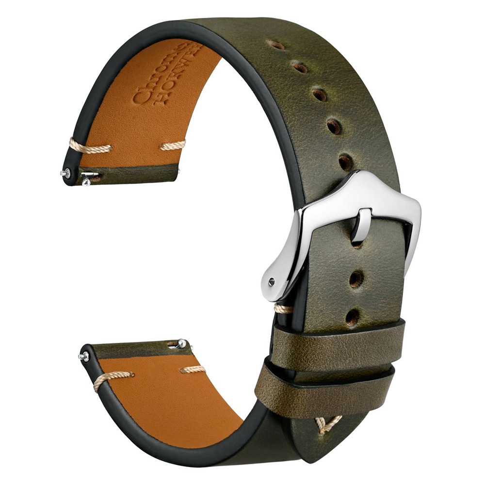 WOCCI Oil Wax Leather Watch St - Leather Strap Quick Release 评论和价格