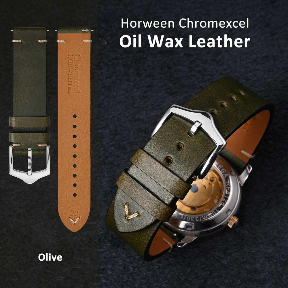 WOCCI Oil Wax Leather Watch St - Leather Strap Quick Release 评论和价格